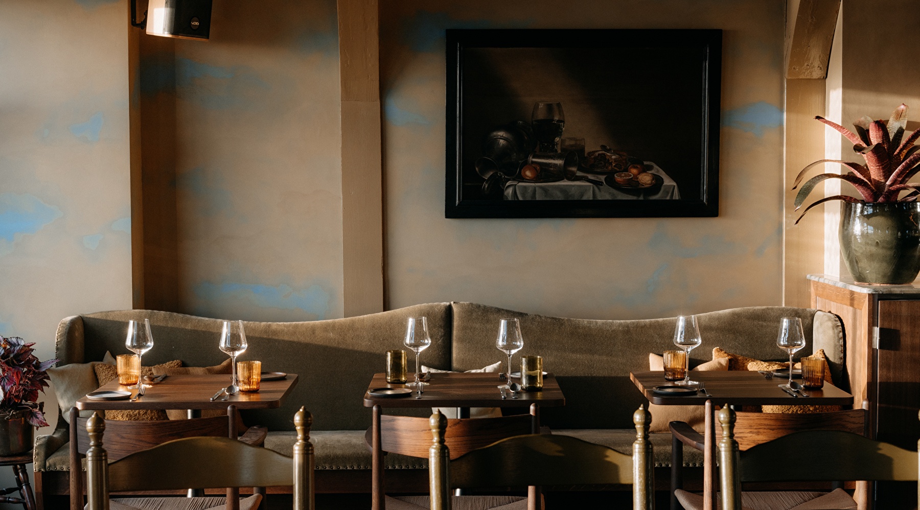 Interior of a restaurant