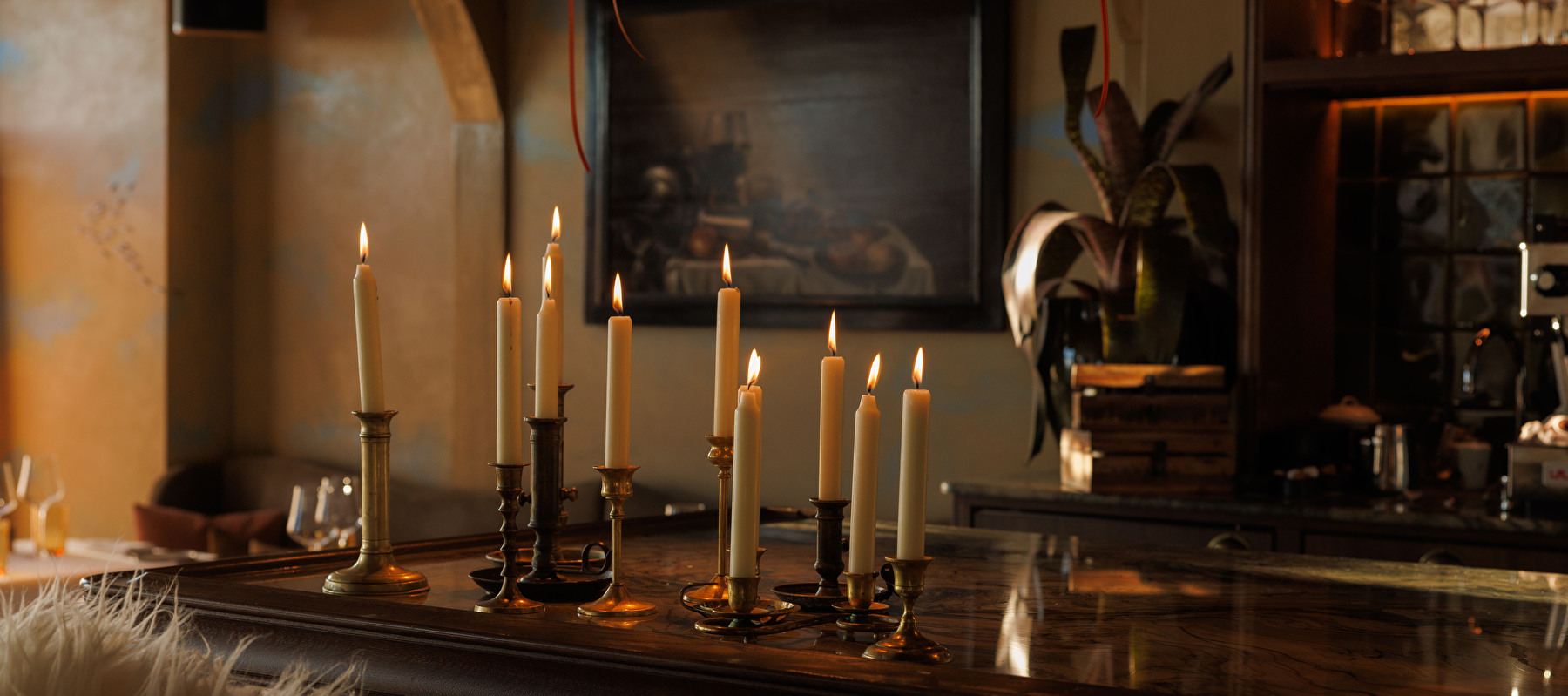 Bar at Restaurant De Mark