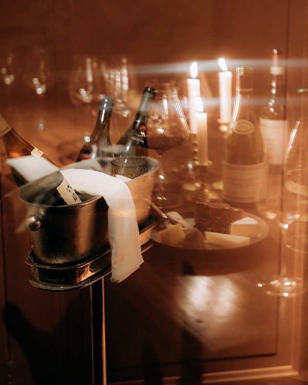 Wine bottle at Restaurant De Mark